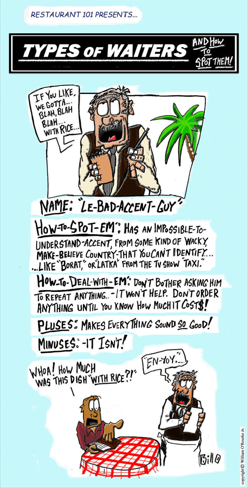 Types of Waiters